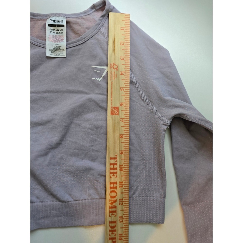 Gymshark Vital Seamless 2.0 Long Sleeve Crop Top Women's Size S - Picture 6 of 8